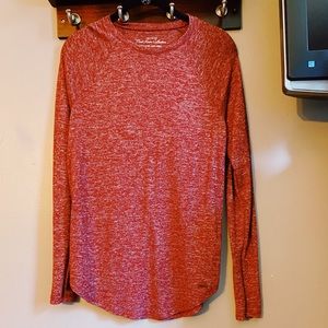 Maroon long sleeve shirt
